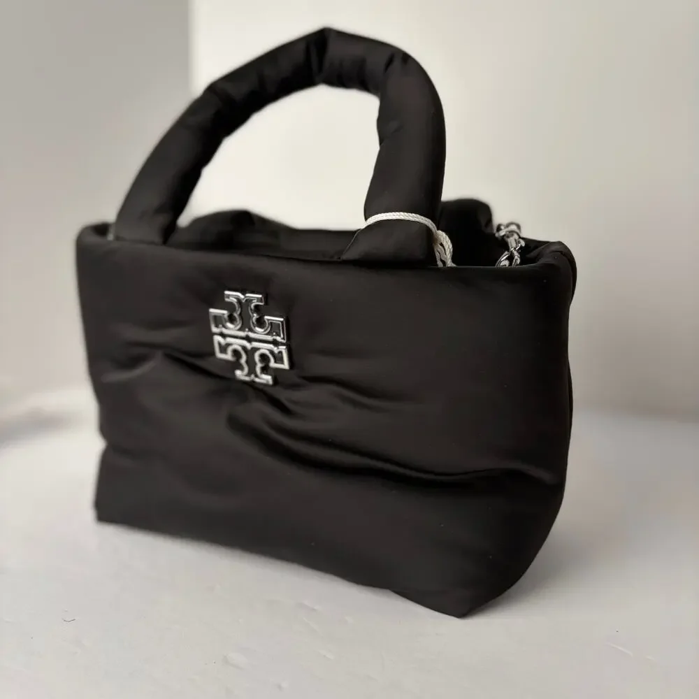 Tory Burch Mini Britten Puffer Tote with Chain